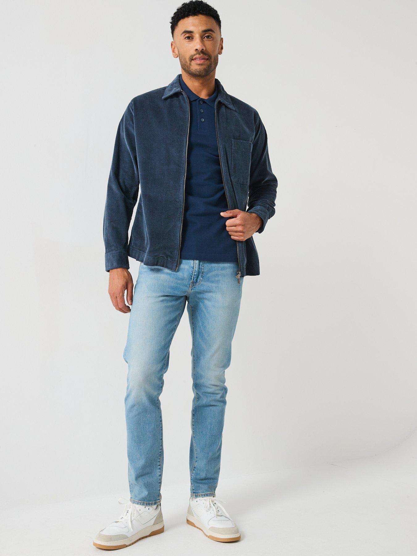 Image 3 of 5 of Levi's Embroidered Logo Polo - Navy