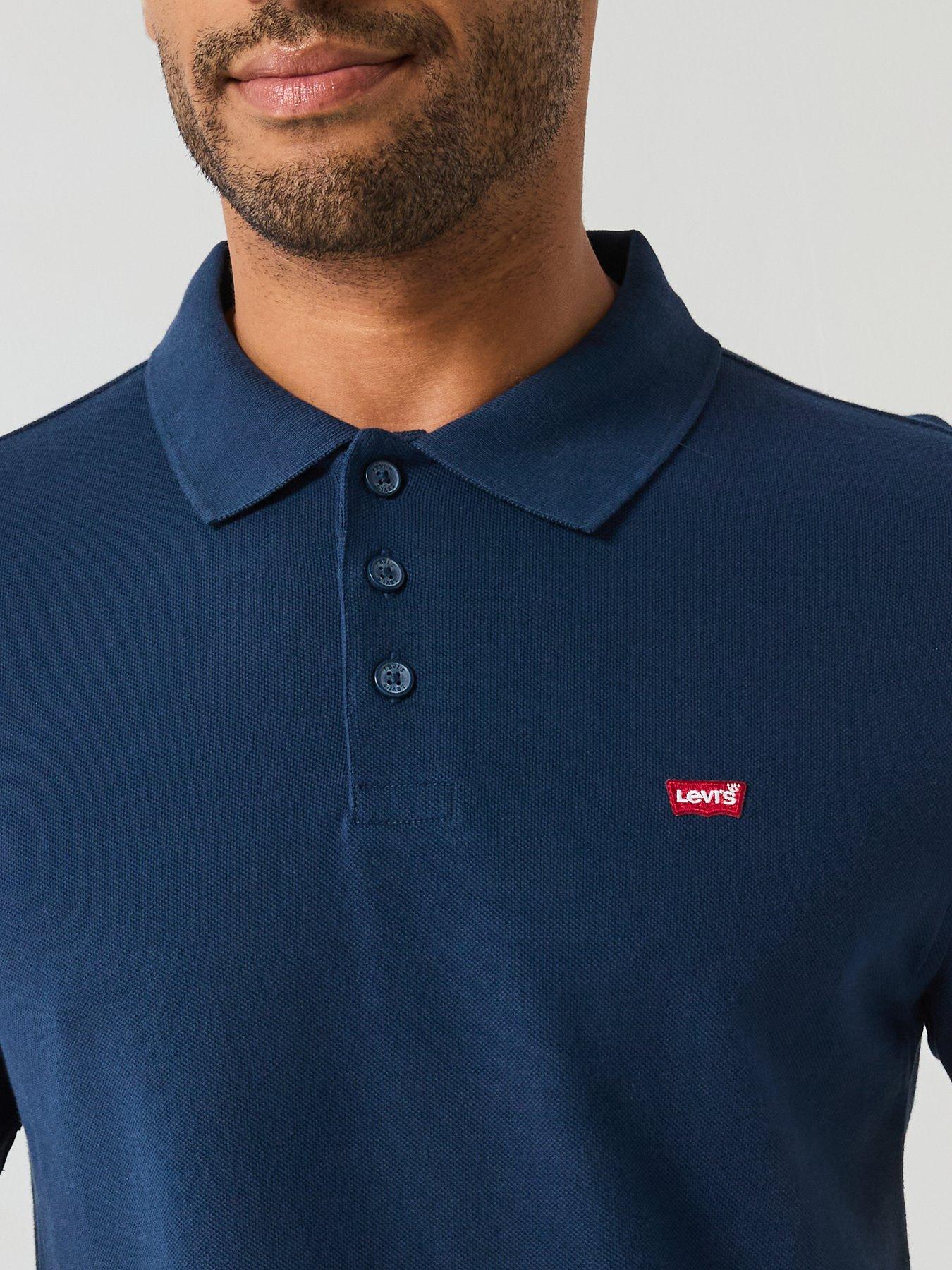 Image 5 of 5 of Levi's Embroidered Logo Polo - Navy
