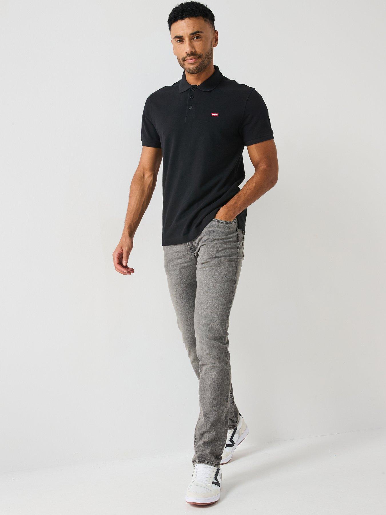 Image 5 of 5 of Levi's Embroidered Logo Polo - Black