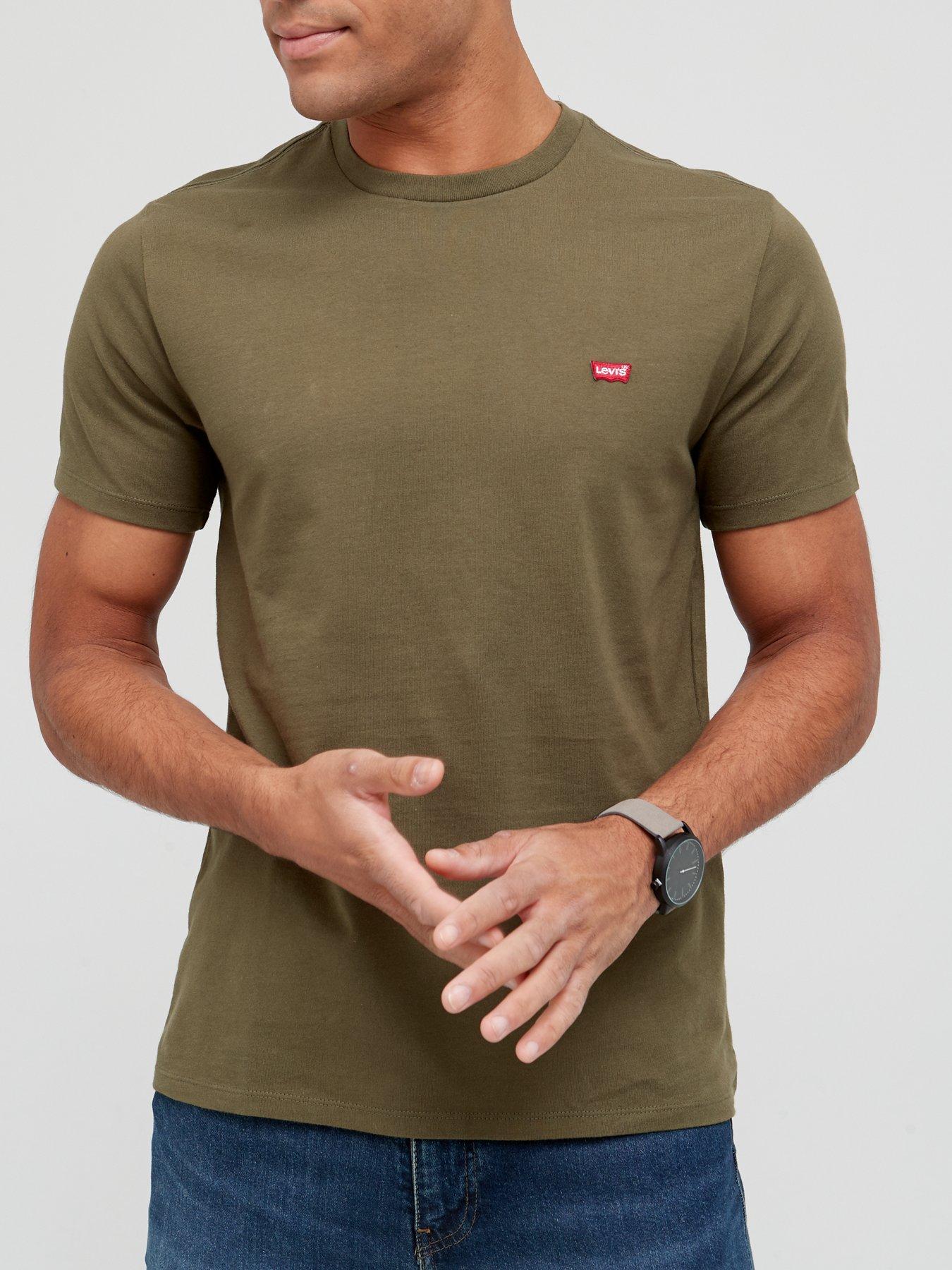 Levi's olive outlet green shirt