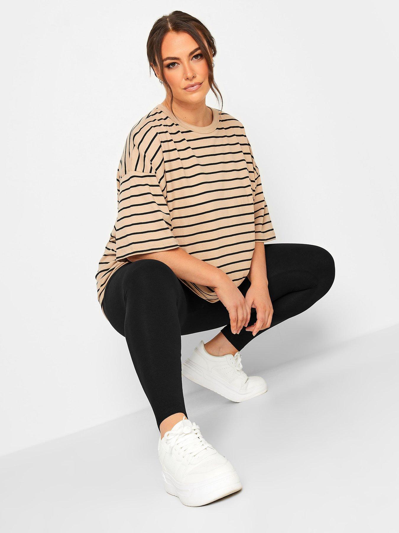 Image 3 of 3 of Yours Cotton Elastane 2 Pack Legging - Black