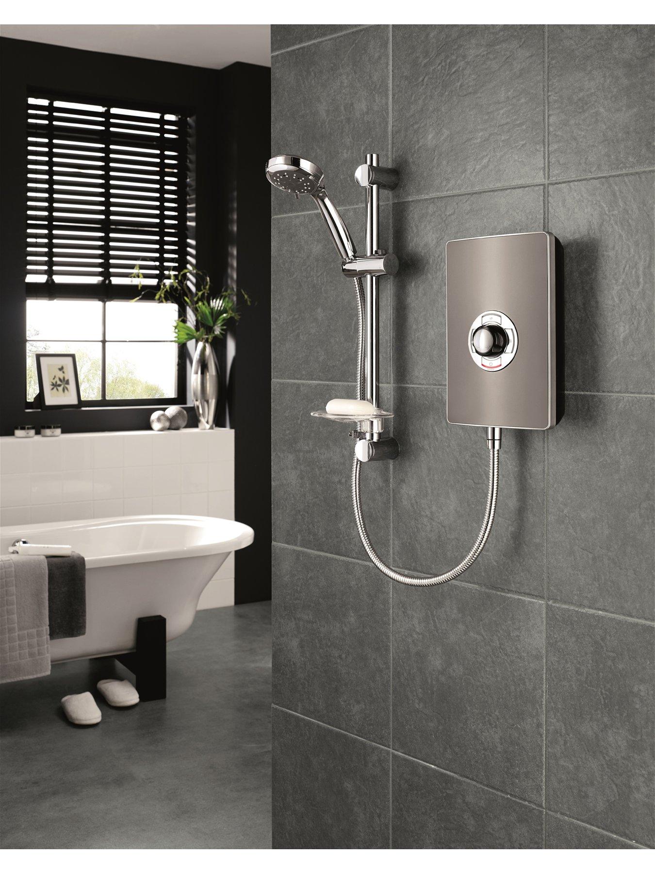 Image 4 of 5 of Triton Collection Gun Metal Electric Shower - 9.5kw