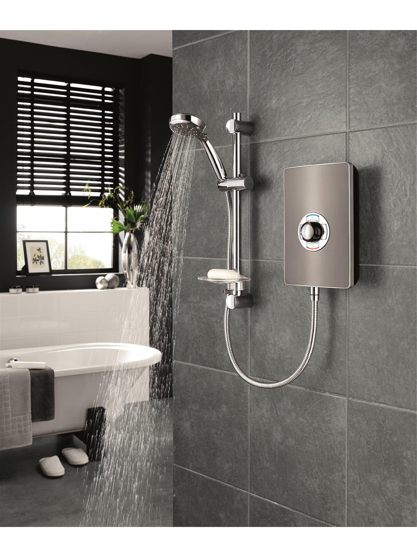 Image 5 of 5 of Triton Collection Gun Metal Electric Shower - 9.5kw