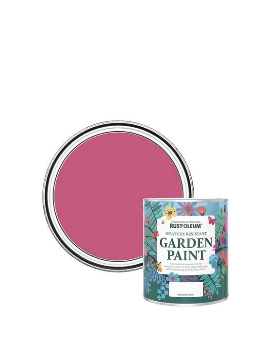 front image of rust-oleum-garden-paint-raspberry-ripple-750ml
