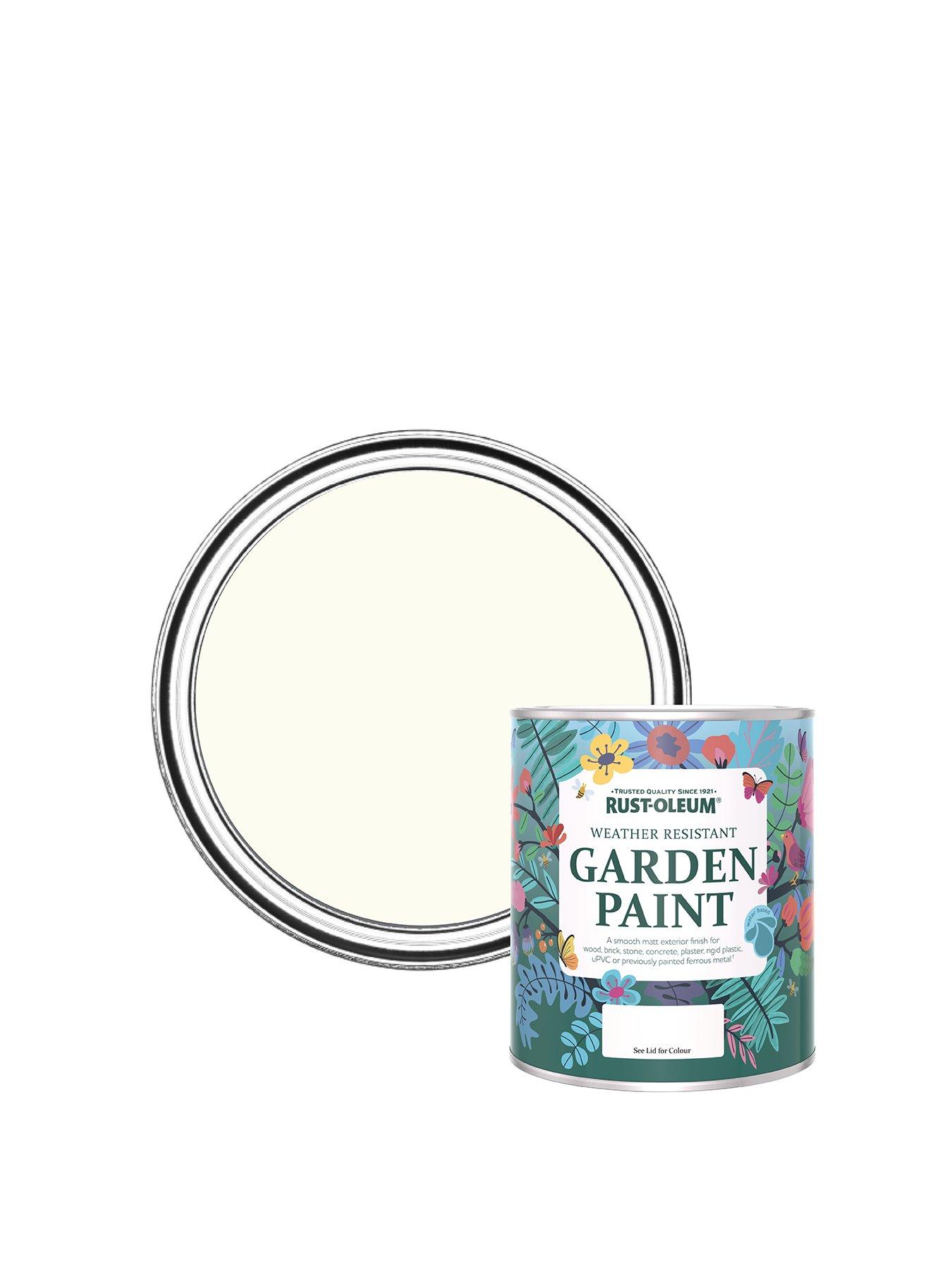 Product photograph of Rust-oleum Chalky Finish 750 Ml Garden Paint Ndash Porcelain from very.co.uk
