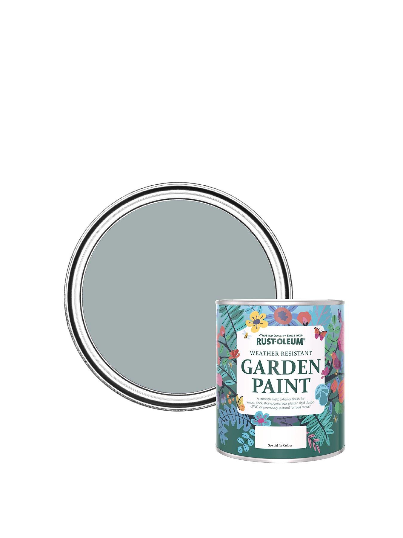 Rust-Oleum Chalky Finish Garden Furniture Paint – Mineral Grey