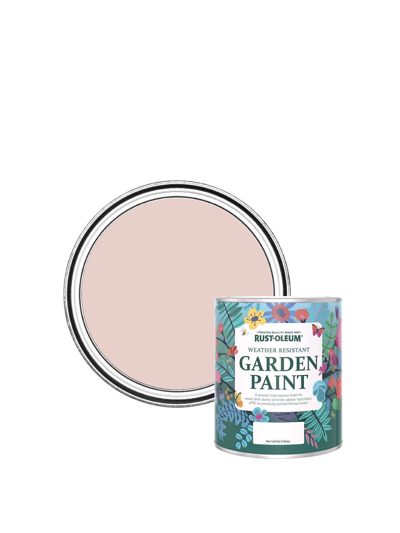 Product photograph of Rust-oleum Chalky Finish 750 Ml Garden Paint Ndash Pink Champagne from very.co.uk