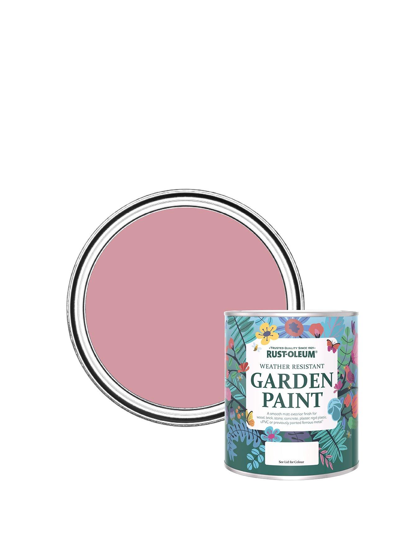 Image 1 of 3 of Rust-Oleum Chalky Finish Garden Furniture Paint &ndash; Dusky Pink