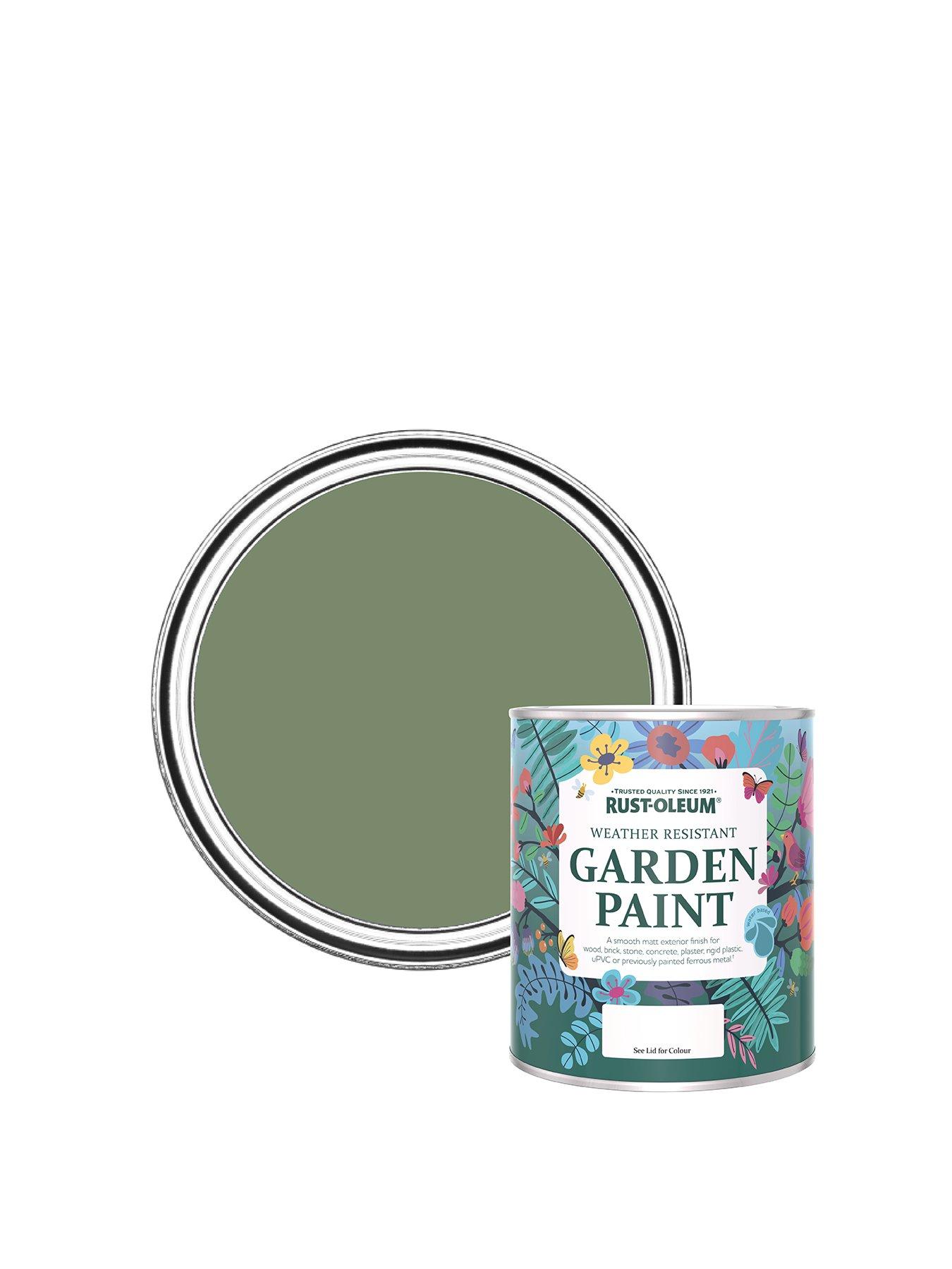 Image 1 of 3 of Rust-Oleum Chalky Finish 750 ml Garden Paint &ndash; All Green