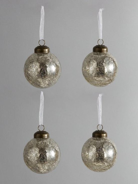 stillFront image of set-4-crackled-glass-christmas-tree-decorations