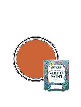 Product photograph of Rust-oleum Chalky Finish 750 Ml Garden Paint Ndash Tiger Tea from very.co.uk