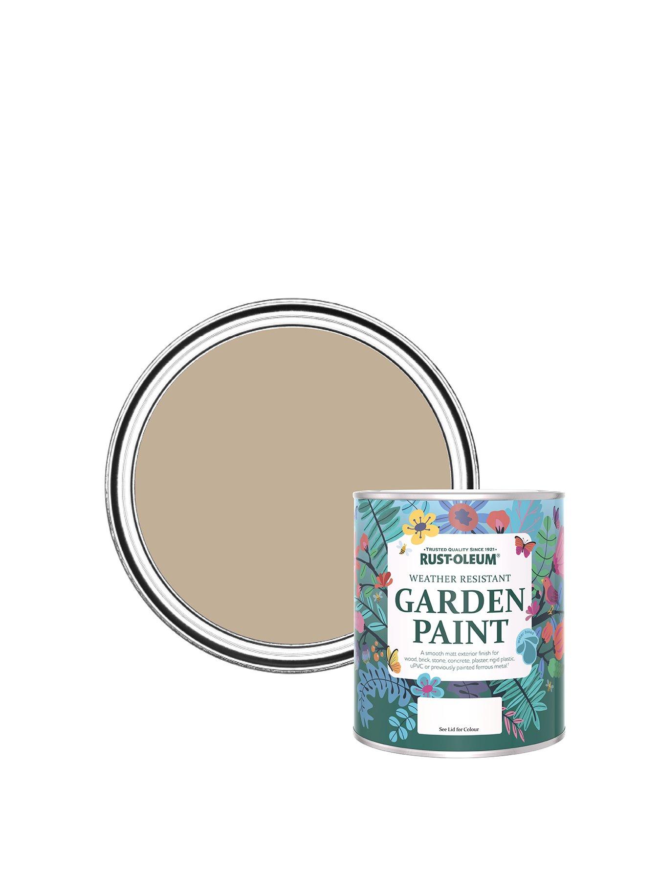 Product photograph of Rust-oleum Chalky Finish 750 Ml Garden Paint Ndash Salted Caramel from very.co.uk