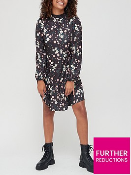 v-by-very-jerseynbsphigh-neck-tiered-dress-floral