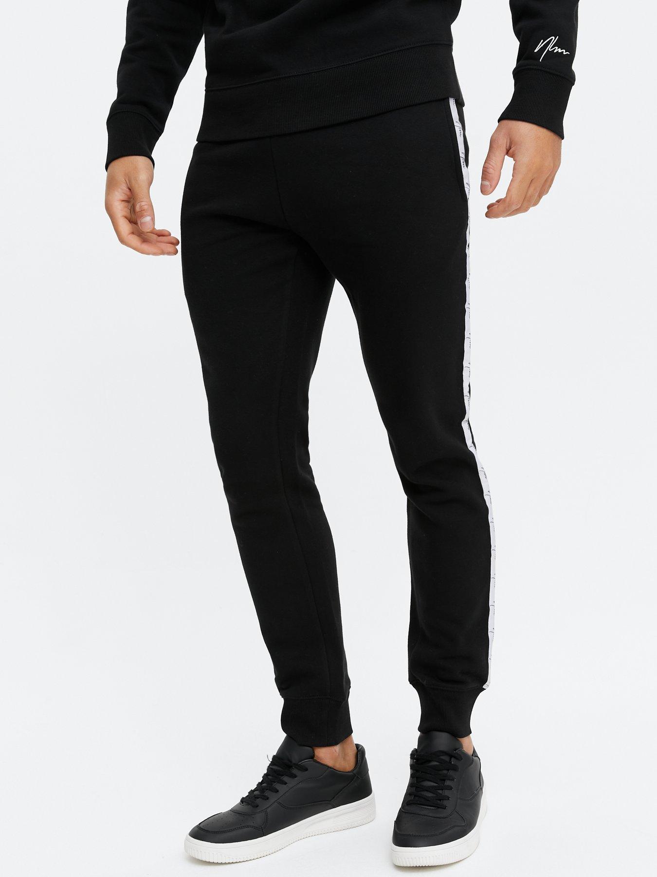 UK Mens Tracksuit Bottoms Gym Sports 