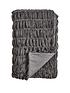  image of hotel-collection-ruched-fur-throw