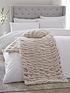  image of hotel-collection-ruched-fur-cushion