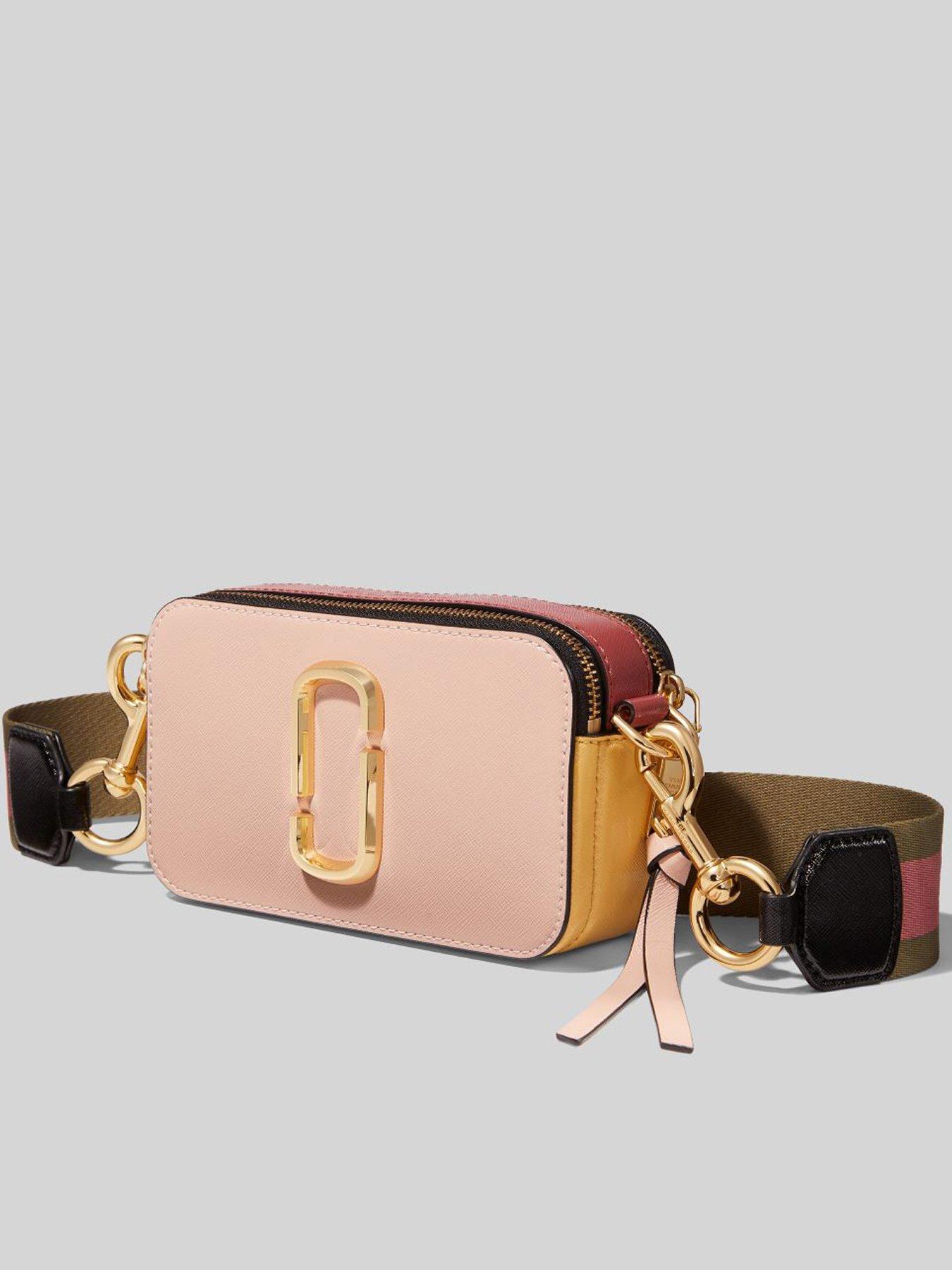 The Snapshot Leather Camera Bag in Pink - Marc Jacobs