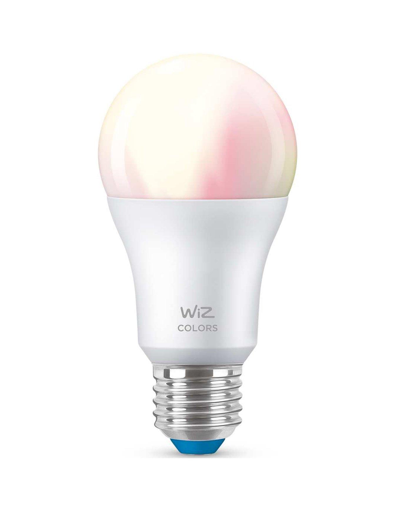 Product photograph of Wiz Wi-fi Ble 60w A60 E27 922-65 Rgb 2pf 6 from very.co.uk