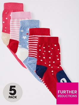 mini-v-by-very-girls-5-pack-christmas-socks