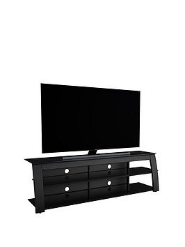 Product photograph of Avf Kivu 1800 Tv Stand - Black- Fits Up To 90 Inch from very.co.uk
