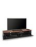  image of avf-panorama-160-tv-stand-walnutblack-fits-up-to-80-inch-tv
