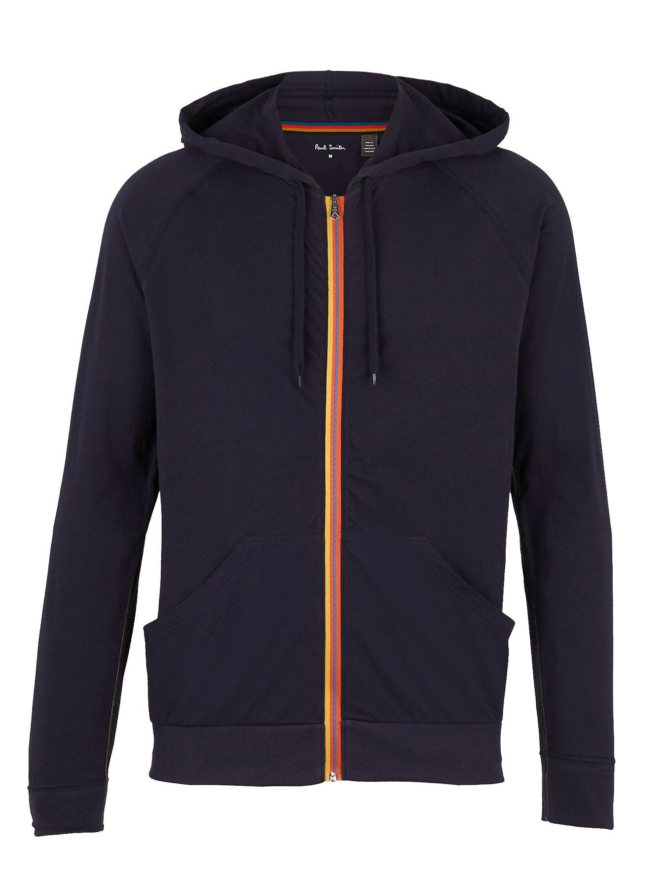 PS PAUL SMITH Lounge Zip Through Hoodie - Navy | very.co.uk