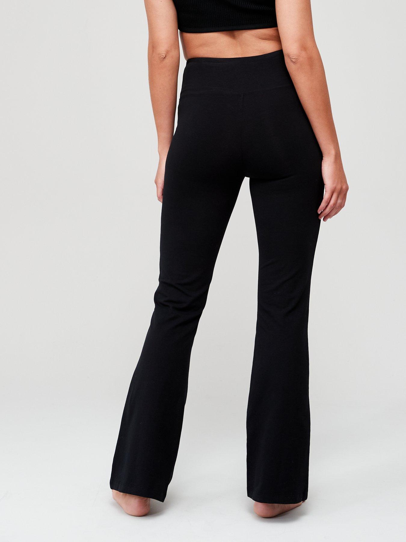 Image 5 of 5 of V by Very Confident Curve Kickflare Yoga Pant - Black&nbsp;