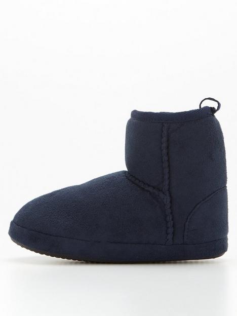 v-by-very-younger-boy-faux-fur-slipper-boots-navy