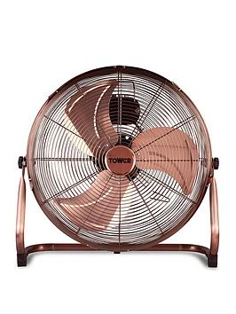 Product photograph of Tower T662000c High-speed Velocity Floor Fan With Adjustable Tilt Long-life Motor 18 Inch 100w Copper from very.co.uk
