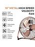  image of tower-t662000c-high-speed-velocity-floor-fan-with-adjustable-tilt-long-life-motor-18-inch-100w-copper