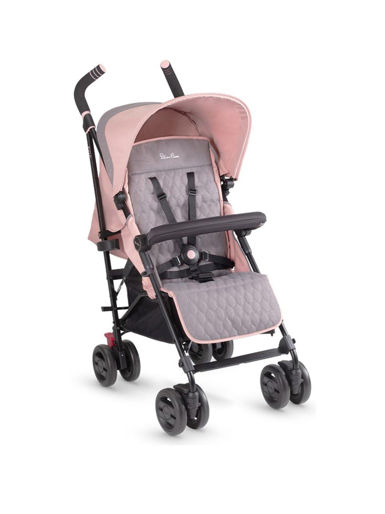 Girls silver cheap cross prams