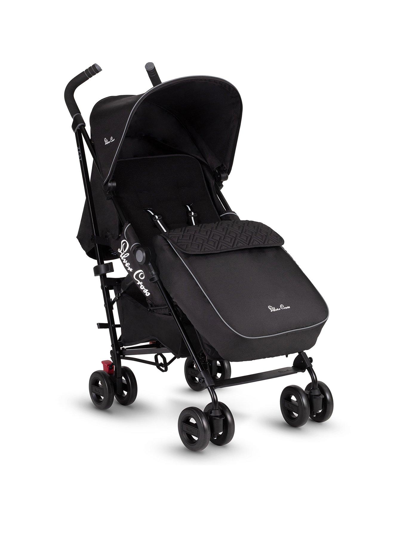 Silver Cross Zest Footmuff - Black 