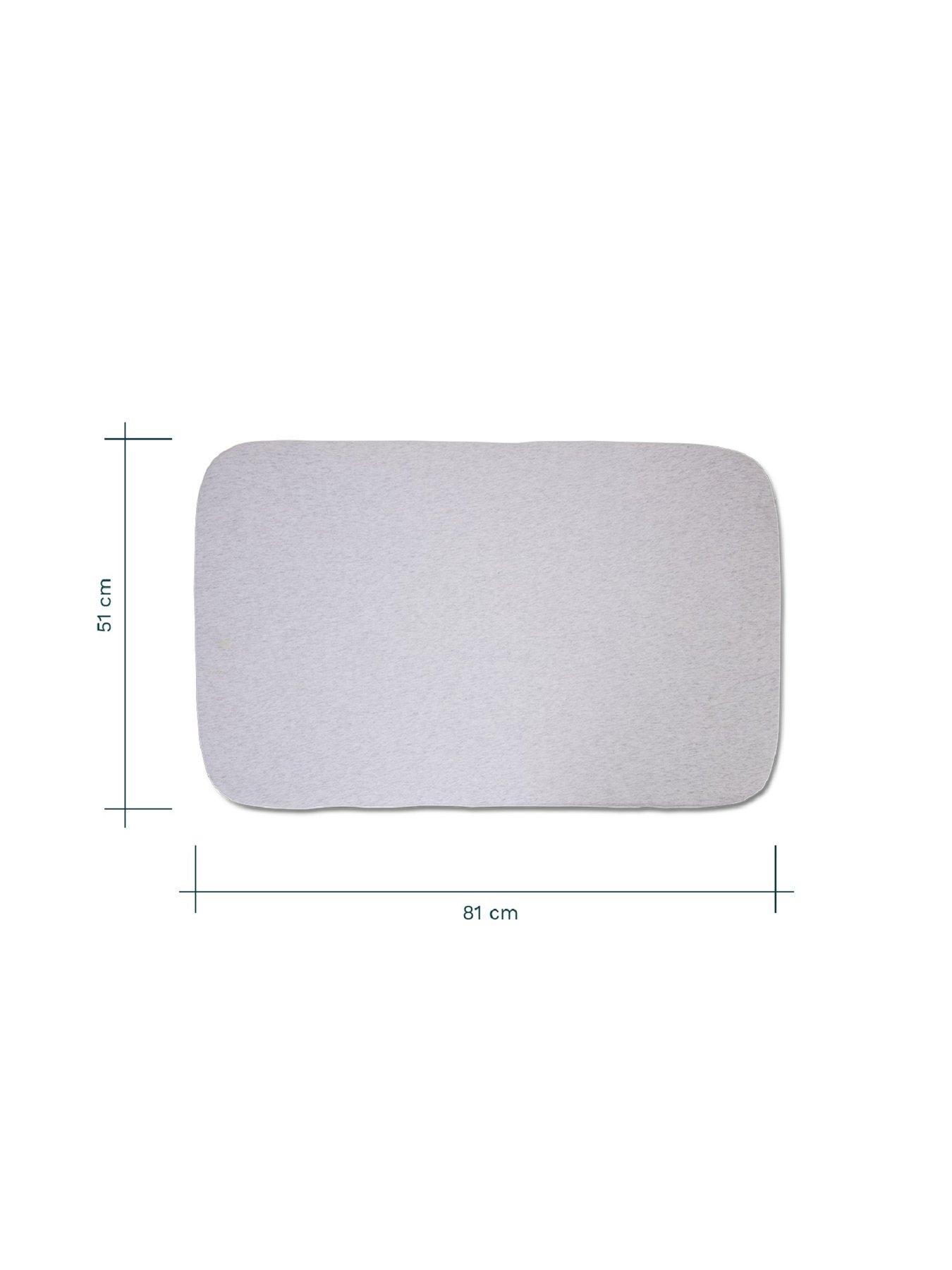 Image 4 of 5 of Tutti Bambini CoZee Fitted Sheets (2 Pack) - Grey / Cloud