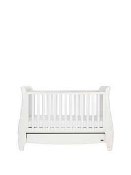 Tutti Bambini Lucas Sleigh 3 In 1 Cot Bed - White