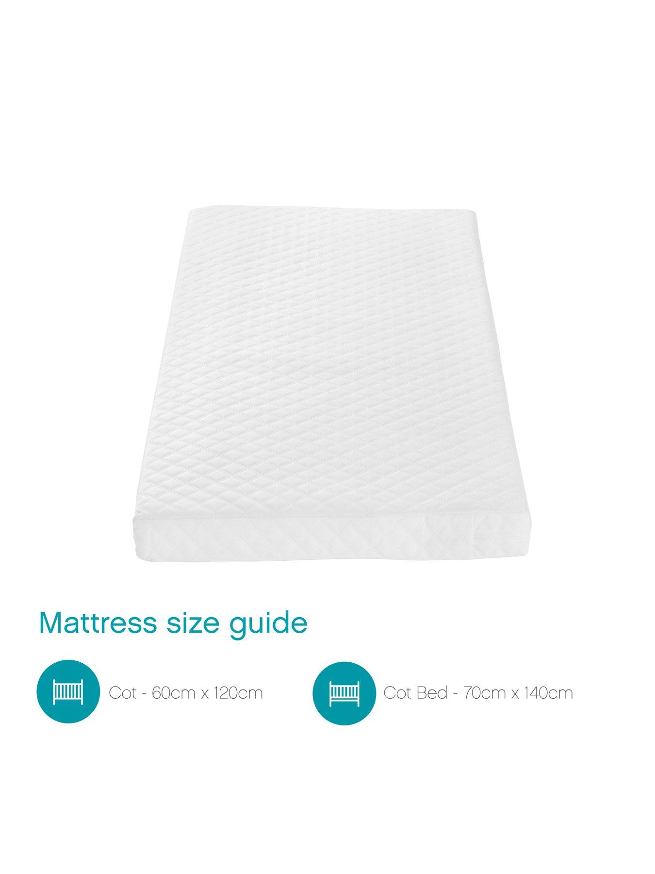 Tutti bambini mattress size sales