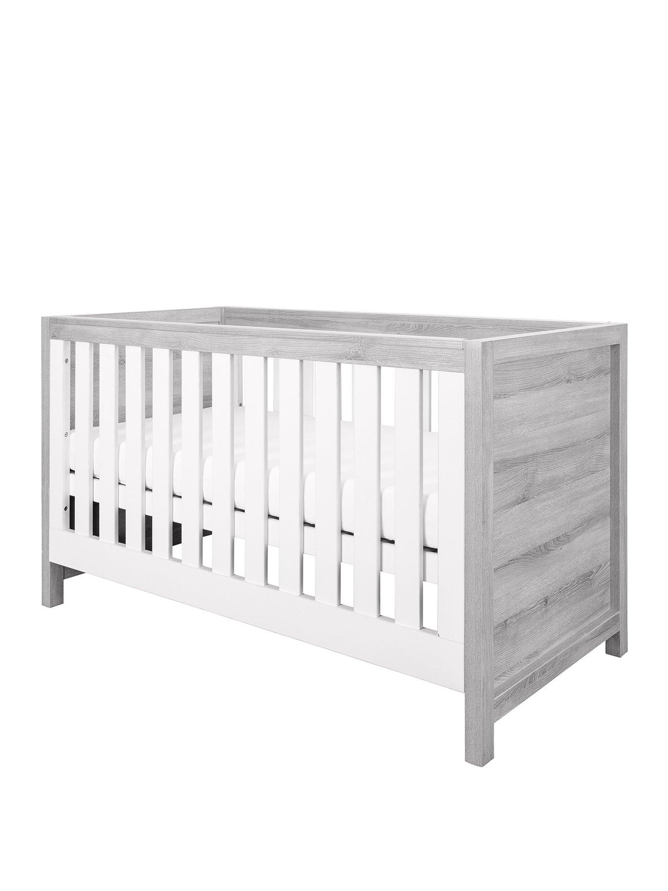 Image 2 of 7 of Tutti Bambini Modena 3 in 1 Cot bed - Grey Ash/White