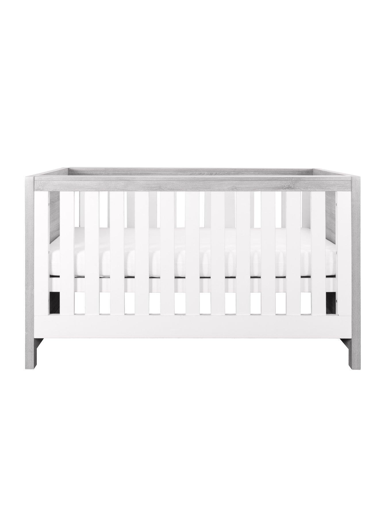 Image 3 of 7 of Tutti Bambini Modena 3 in 1 Cot bed - Grey Ash/White