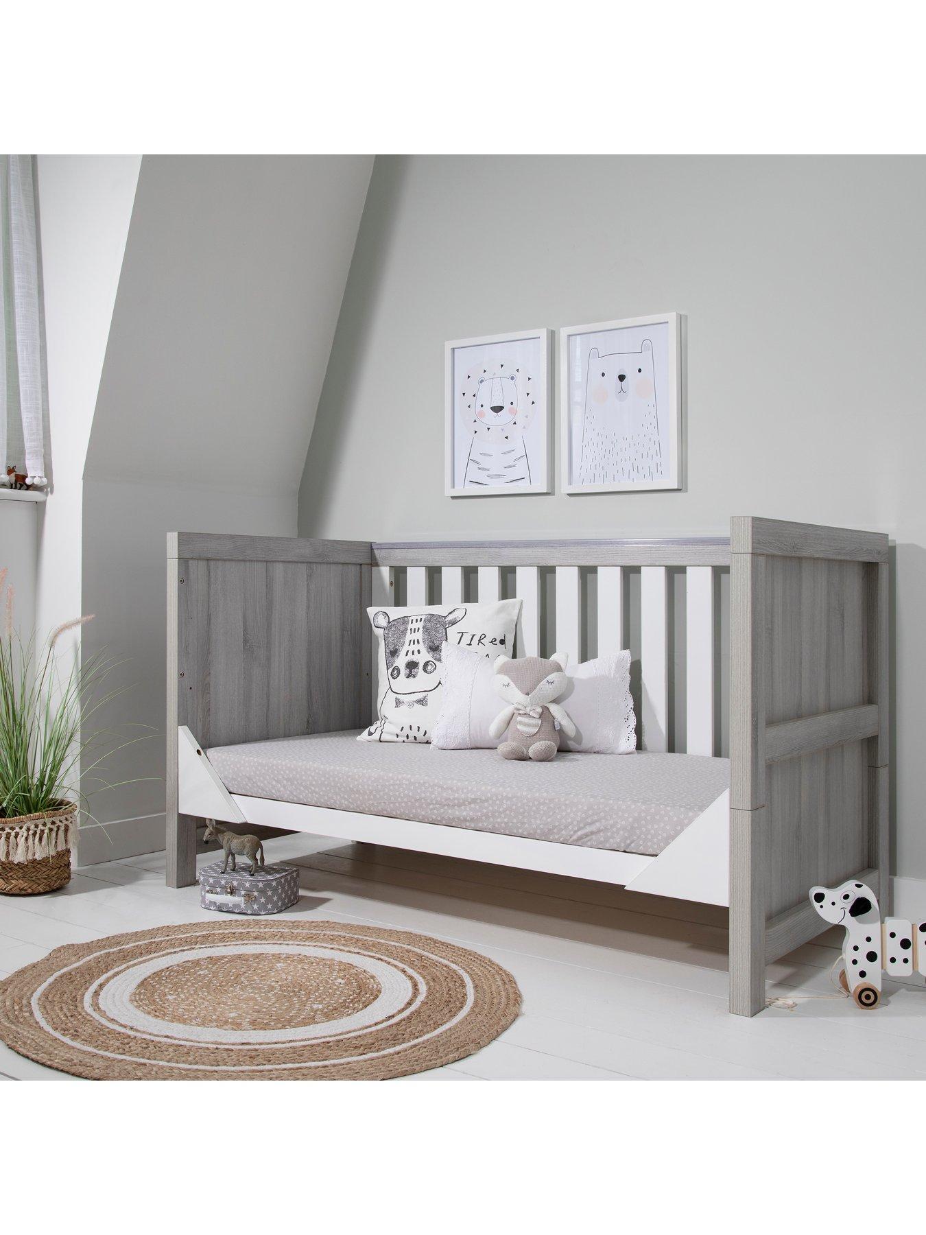 Image 5 of 7 of Tutti Bambini Modena 3 in 1 Cot bed - Grey Ash/White