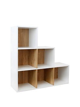 Product photograph of Lloyd Pascal Cube 6 Stepped Storage Unit from very.co.uk