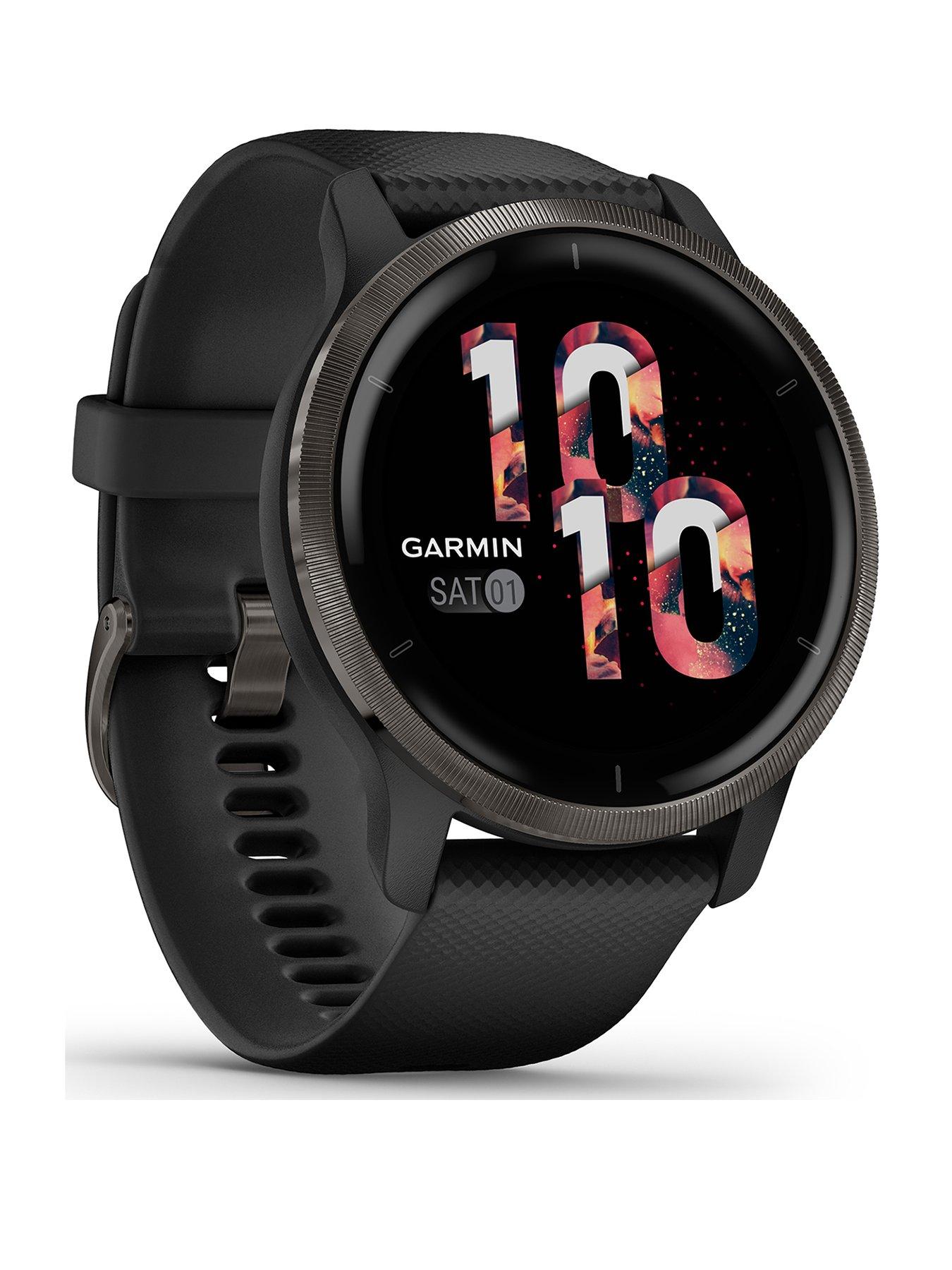  Garmin vivoactive 4S, Smaller-Sized GPS Smartwatch, Features  Music, Body Energy Monitoring, Animated Workouts, Pulse Ox Sensors, Rose  Gold with White Band : Clothing, Shoes & Jewelry