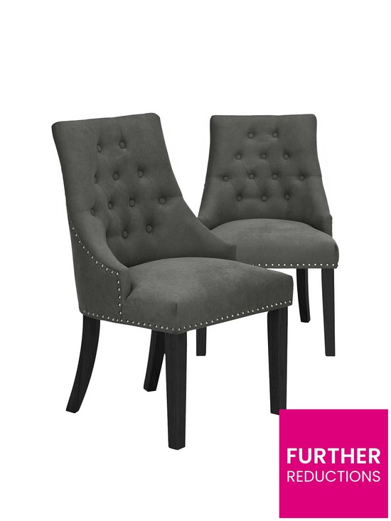 front image of warwick-pair-of-fabric-diningnbspchairs-charcoalblack