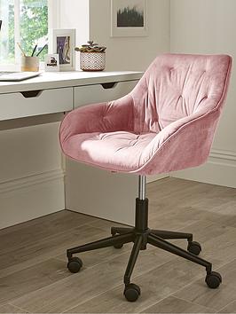 Product photograph of Very Home Harley Office Chair - Pink from very.co.uk