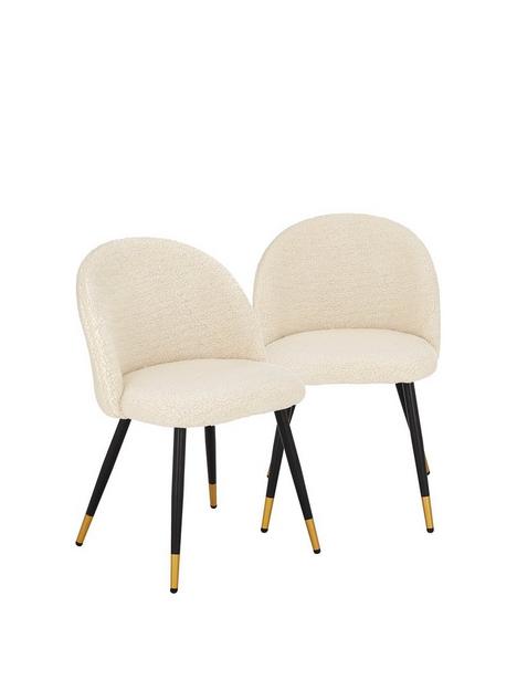 pair-of-bouclenbspdining-chairs