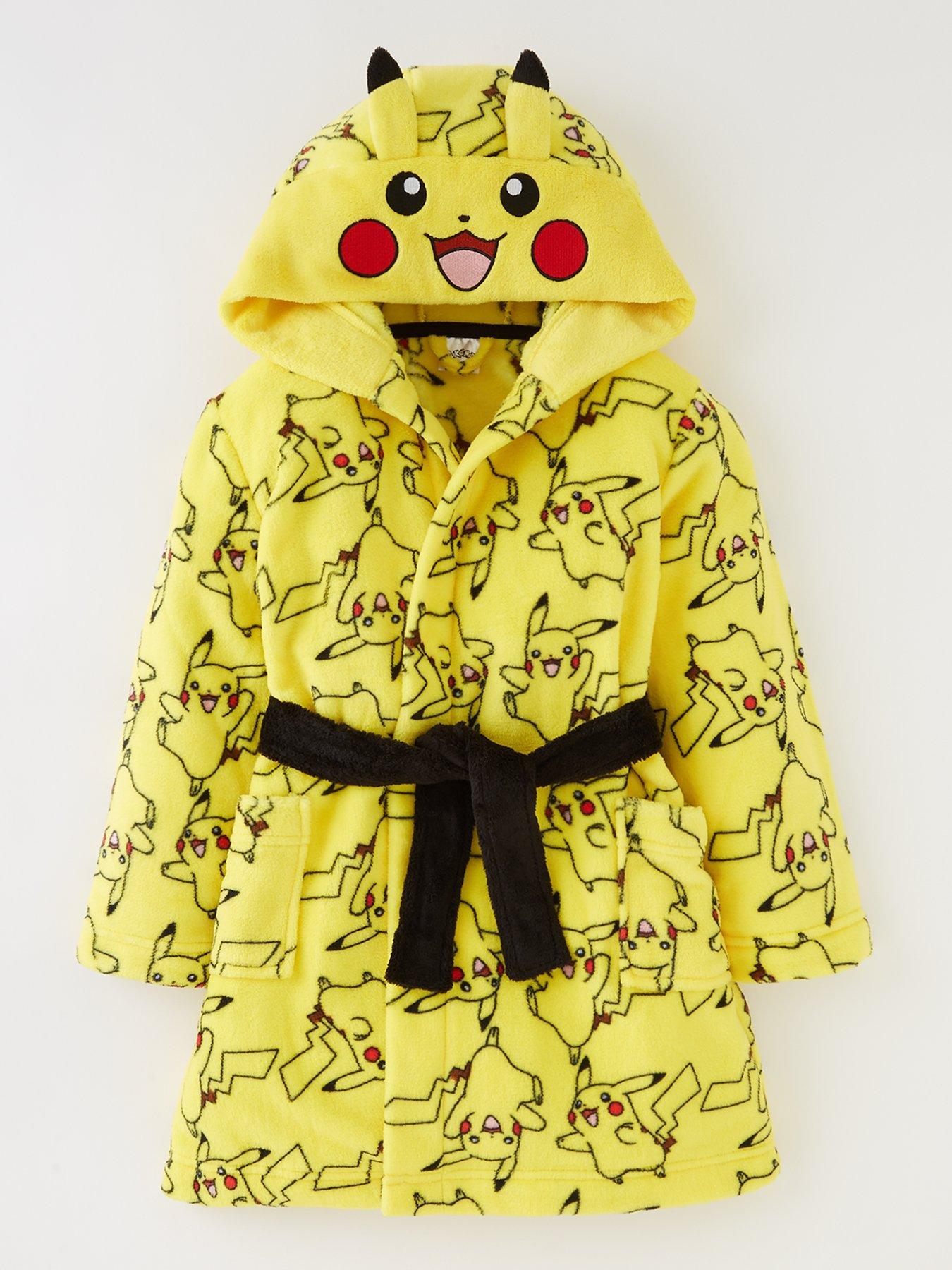 Pokemon Boys Pokemon Pikachu Dressing Gown - Yellow | very.co.uk