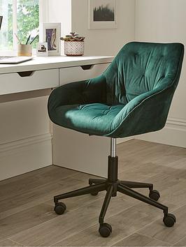 Product photograph of Very Home Harley Office Chair - Green - Fsc Reg Certified from very.co.uk