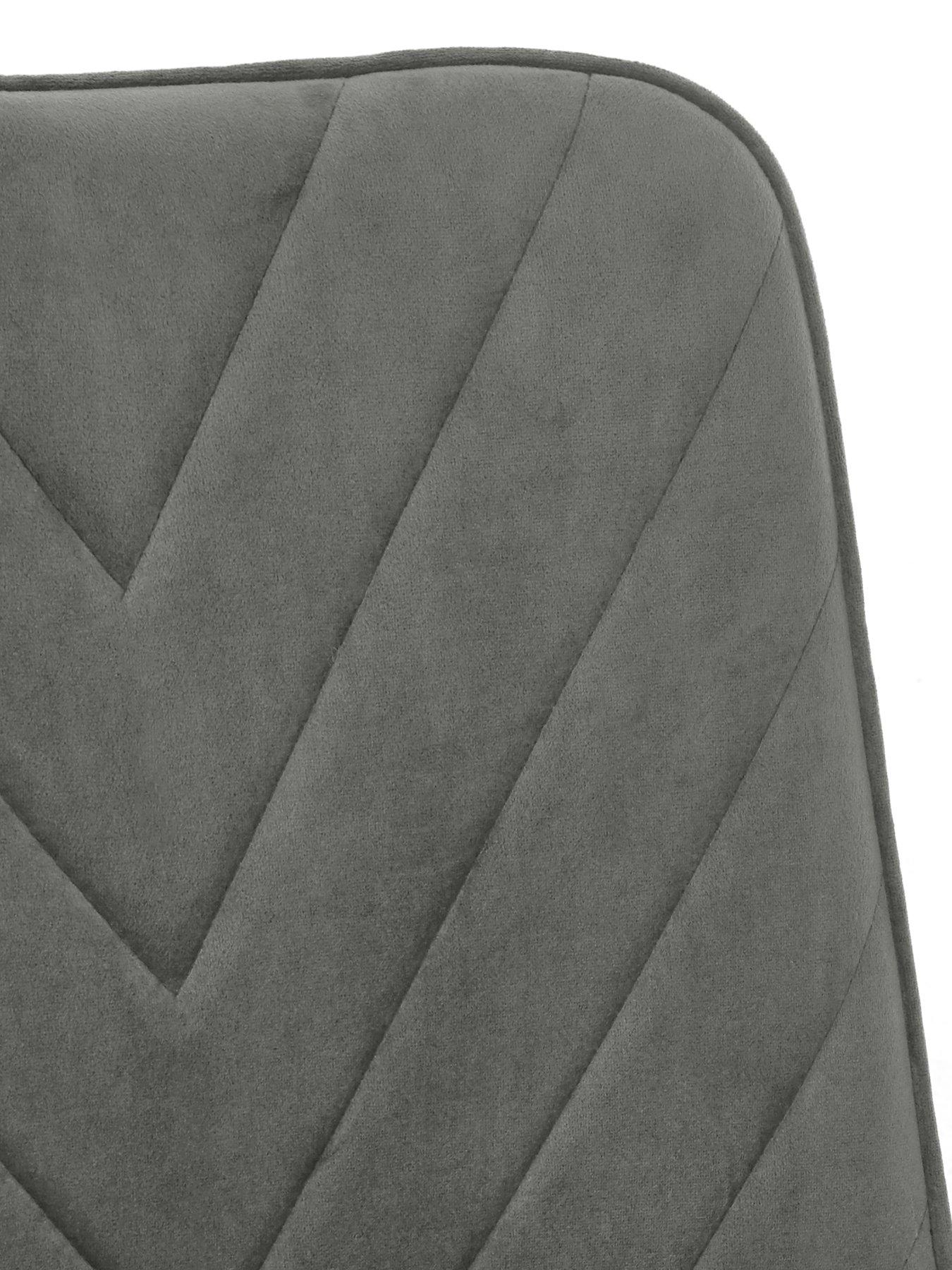 Image 4 of 6 of Very Home Blair Fabric Office Chair - Grey&nbsp;- FSC&reg; Certified