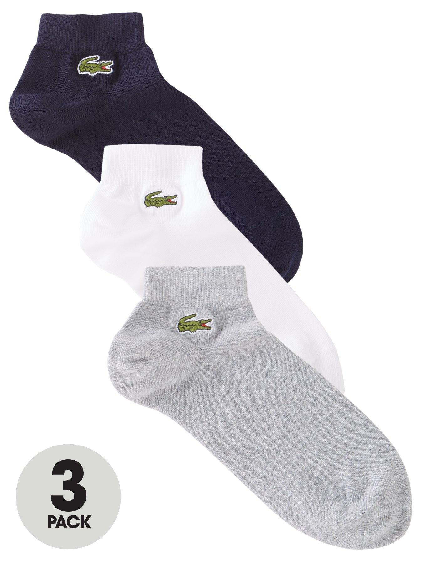 lacoste trainer socks
