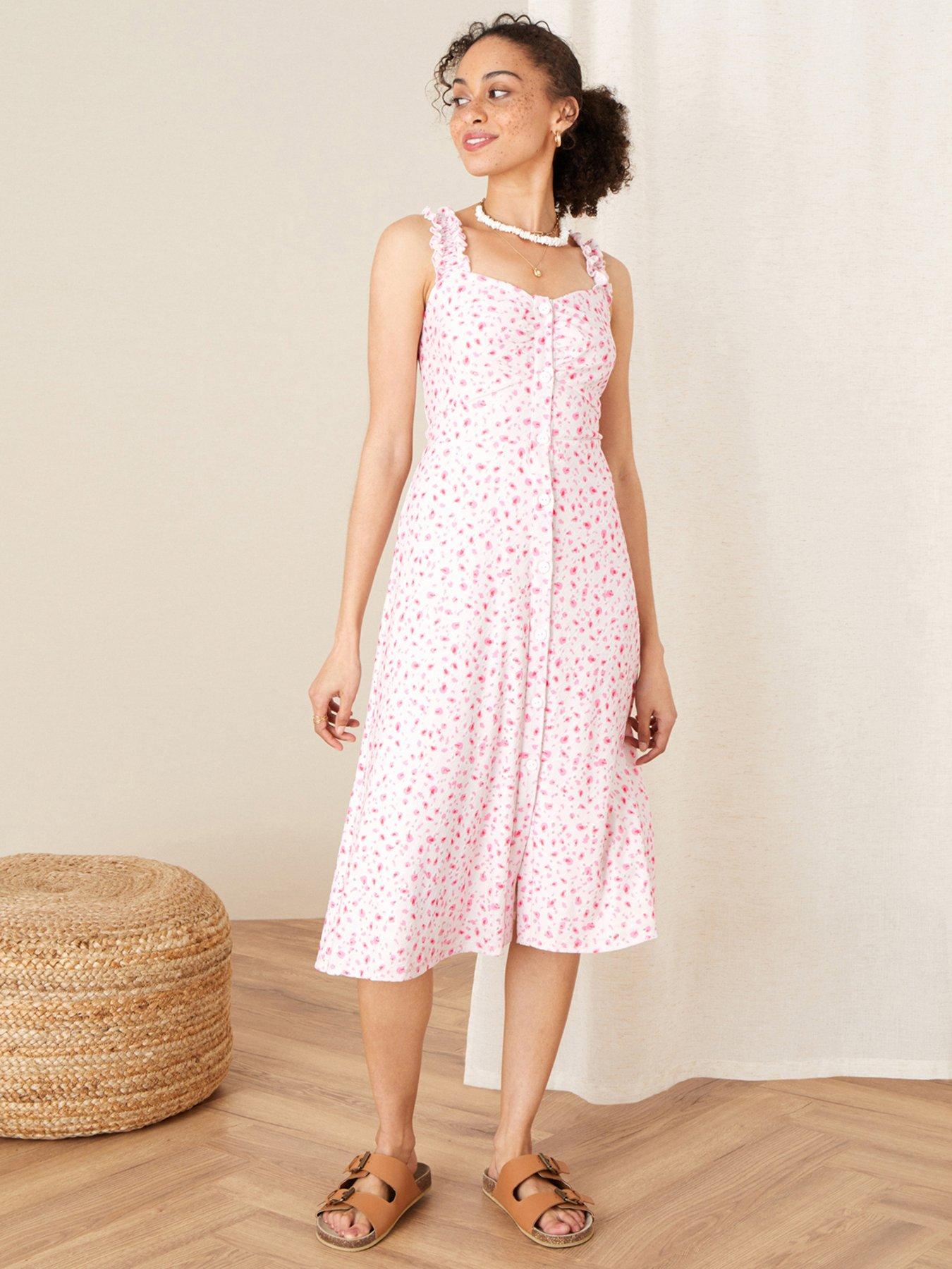 monsoon cream dress
