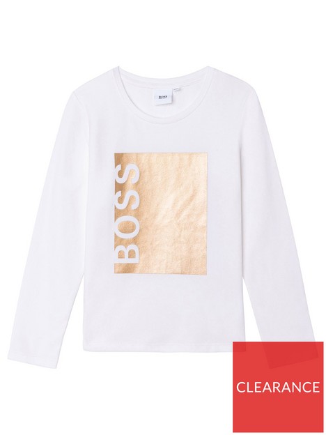 boss-girls-long-sleeve-t-shirt-offwhite