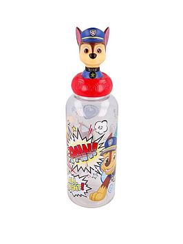 Product photograph of Paw Patrol 3d Water Bottle from very.co.uk